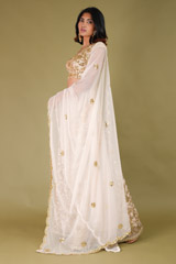 Blush pink mirror work LehengaDSC07559