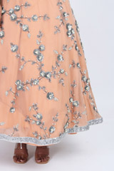 Peach Embroidered Top Bottom SetIMG_9115