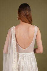White Chikankari GownDSC00956