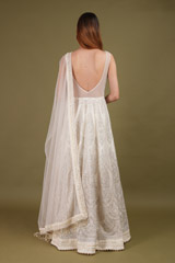 White Chikankari GownDSC00958