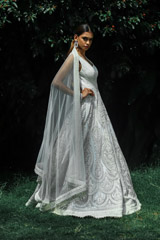 White Chikankari GownIMG_9567