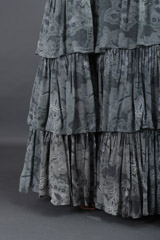 Grey Printed Tier Lehenga SetIMG_8431