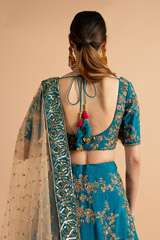 Green Peacock Bridal LehengaDSC00756