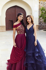 Dabka Embroidered Flared Gown3