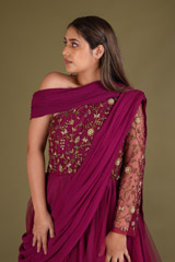 Dabka Embroidered Flared GownDSC03102