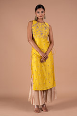 High Slit Kurta Set