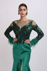 Green Sequin GownIMG_0123