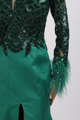 Green Sequin GownIMG_0125