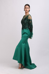 Green Sequin GownIMG_0129