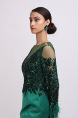 Green Sequin GownIMG_0130