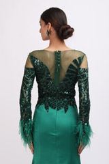 Green Sequin GownIMG_0139