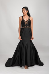 Black Fish Cut Gown_DSC4804-Edit