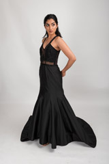 Black Fish Cut Gown_DSC4809-Edit
