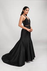 Black Fish Cut Gown_DSC4812-Edit