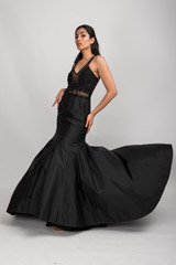 Black Fish Cut Gown_DSC4819-Edit