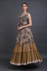 Floral A Line Ball GownIMG_0306