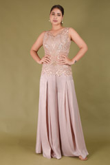 Dusty Pink Top Bottom Set