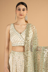 Ivory Brocade LehengaDSC03379