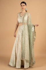 Ivory Brocade LehengaDSC03381
