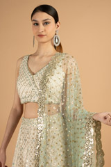 Ivory Brocade LehengaDSC03384