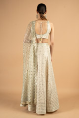 Ivory Brocade LehengaDSC03385