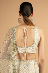 Ivory Brocade LehengaDSC03386