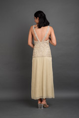 Pale Gold A Line Crinkled Gown_DSC4712-Edit