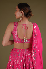 Pink Foil Gota LehengaDSC03302