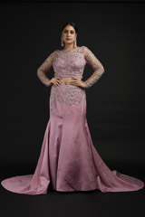 Pastel Pink Embellished Top Bottom Set4495_video