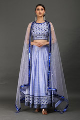 Violet Sequin Embellished Lehenga4496_video
