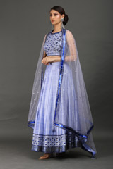 Violet Sequin Embellished LehengaIMG_0189