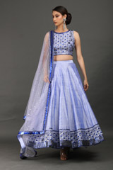 Violet Sequin Embellished LehengaIMG_0191
