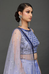 Violet Sequin Embellished LehengaIMG_0201
