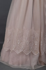 Flowy Peach Nude LehengaIMG_7091