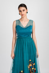 Midnight Blue Embroidered Dress_DSC5066-Edit