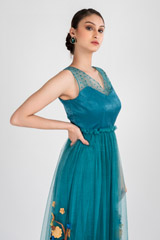 Midnight Blue Embroidered Dress_DSC5069-Edit