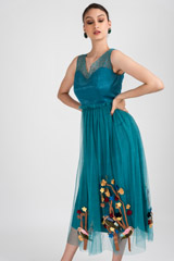 Midnight Blue Embroidered Dress_DSC5073-Edit