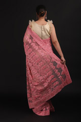 Pink Embroidered SareeIMG_1482