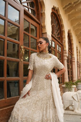 Ivory Embellished Gown