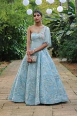 Blue Ball Gown