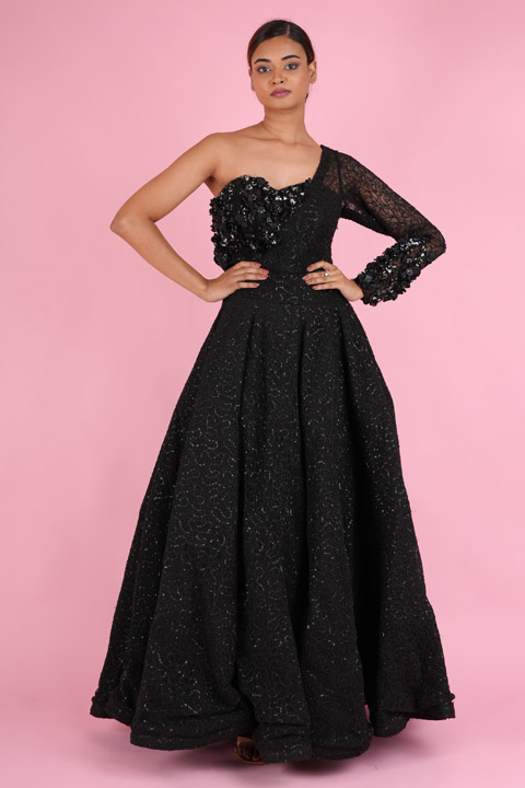 Black  Ball Gown