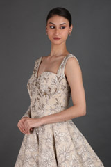 Beige Embroidered GownIMG_1247