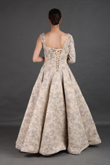 Beige Embroidered GownIMG_1253