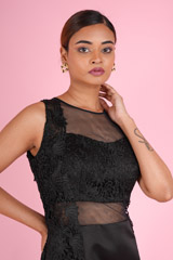 Black Fish Cut GownDSC07256