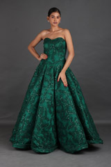 Dark Green Ball Gown
