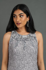 Grey Embroidered GownIMG_1898