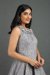 Grey Embroidered GownIMG_1901