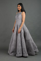 Grey Embroidered GownIMG_1902