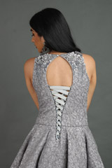 Grey Embroidered GownIMG_1907