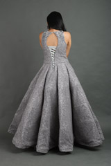 Grey Embroidered GownIMG_1908